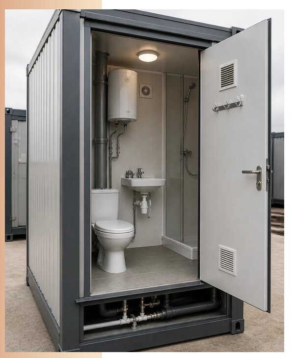 Изготовление и аренда сантехнических блок контейнеров в Кстове